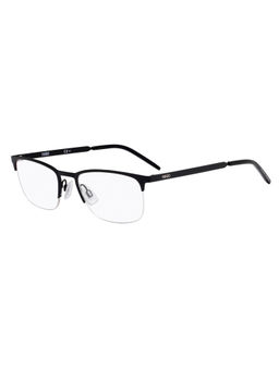 Hugo - Men Rectangle Black Half Rim Frames - 101564