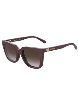 MOSCHINO LOVE - Women Brown Lens Rectangle Sunglasses - 205404 (54)