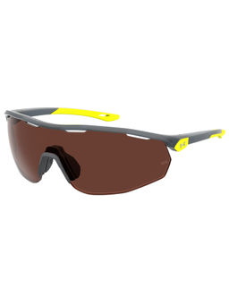 Under Armour - Grey Yellow Fluo UA 0003-G-S Man Sunglasses