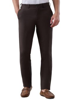 ColorPlus - Slim Fit Brown Trousers
