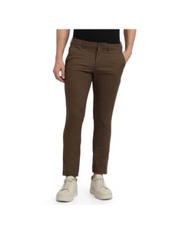 ColorPlus - Super Slim Fit Brown Trousers