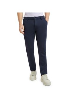 ColorPlus - Men Slim Fit Rayon Blend Blue Trousers