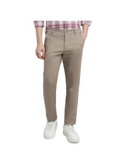 ColorPlus - Slim Fit Brown Trousers