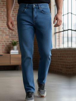 RIGO - Blue Men Solid Regular Fit Jeans