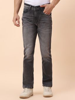 Cantabil - Men Grey Solid Regular Fit Jeans