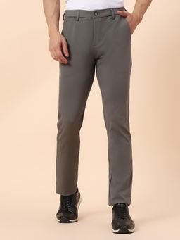 Cantabil - Casual Regular Fit Olive Trousers