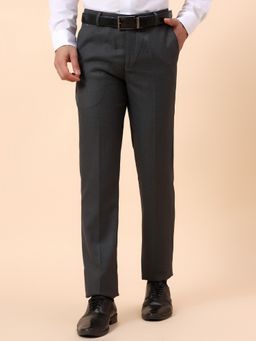 Cantabil - Formal Regular Fit Grey Trousers