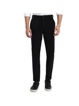 Park Avenue - Slim Fit Black Trousers