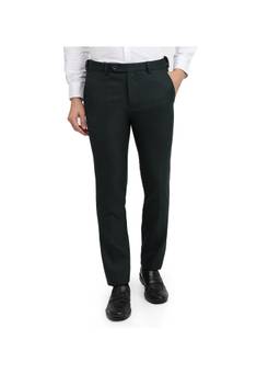 Park Avenue - Slim Fit Green Trousers
