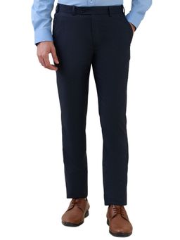 Park Avenue - Men Slim Fit Blue Trousers