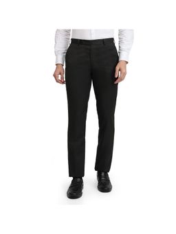 Park Avenue - Regular Fit Black Trousers