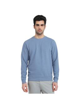 Raymond - Blue Regular Fit Sweatshirt