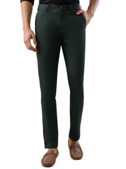 Raymond - Slim Fit Green Trousers