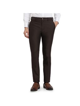 Raymond - Men Slim Fit Brown Trousers