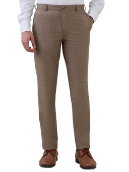 Raymond - Slim Fit Medium Brown Trousers
