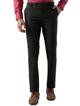 Raymond - Slim Fit Brown Trousers