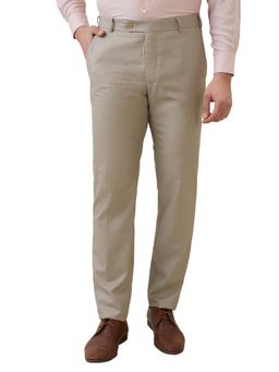 Raymond - Slim Fit Medium Brown Trousers