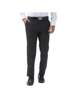 Raymond - Men Structure Contemporary Fit Grey Trousers