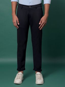 CRIMSOUNE CLUB - Men'S Knitted Black Trousers