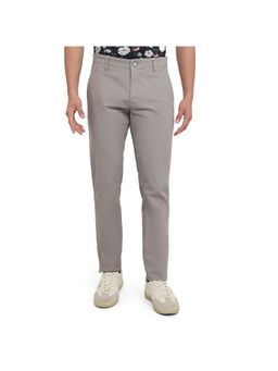 Parx - Low Rise Tapered Fit Grey Trousers