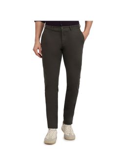 Parx - Low Rise Tapered Green Trousers