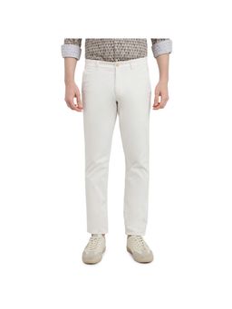 Parx - Low Rise Tapered Fit Beige Trousers