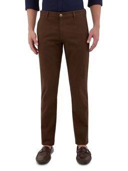 Parx - Low Rise Tapered Brown Trousers
