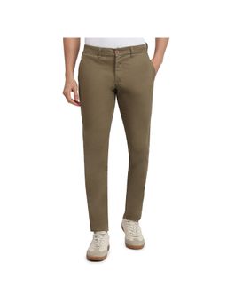 Parx - Tapered Fit Khaki Trousers