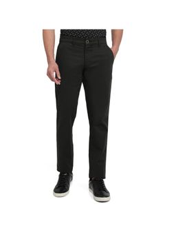 Parx - Low Rise Tapered Fit Green Trousers