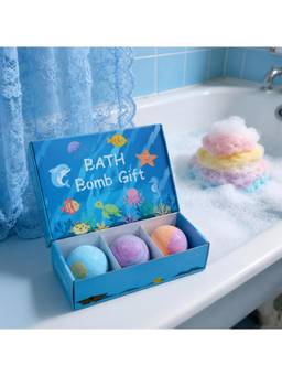 Junior Billionaire - Bath Bombs for Kids with Surprise Toys (Pack of 3)