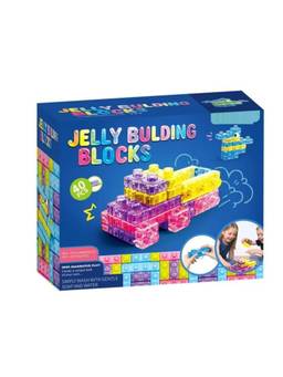 Junior Billionaire - Soft Jelly Building Blocks - Flexible Translucent Interlocking Bricks