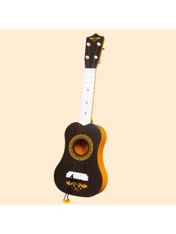 MAD OVER TOYS - Little Rockstar Guitar - 4-String - Dark Brown