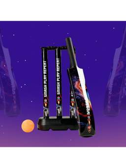 MAD OVER TOYS - Junior Cricket Set with Bat, Ball, Stumps & Accessories