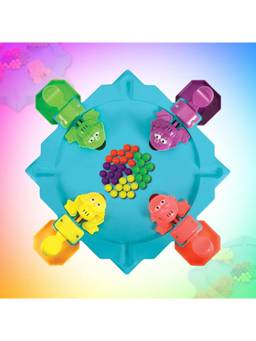 MAD OVER TOYS - Frog Eat Beans Multiplayer Board Game - 4 Player
