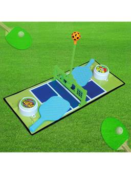 MAD OVER TOYS - Pickle Ball Battle Game with 2 Paddles, Ball & Net