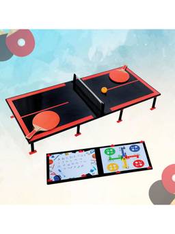 MAD OVER TOYS - 3-in-1 Ping Pong Game with Ludo & White Board