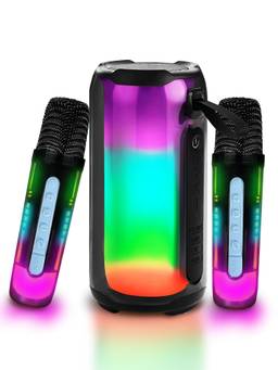 Wembley - Wireless Karaoke Speaker with 2 Mics & RGB Lights