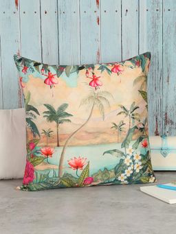 India Circus by Krsnaa Mehta - Oriental Jibe Blended Taf Silk Cushion Cover