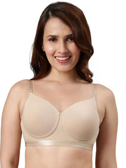 Enamor - Fabcool Breathable Cup Antimicrobial Padded Wirefree High Coverage T-Shirt Bra A165