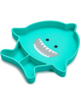 Melii - Silicone Divided Plate Blue