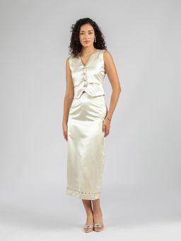 Torsha - White Co-Ord Set