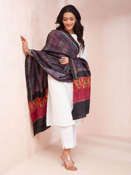 Fabindia - Multi Color Silk Kantha Dupatta