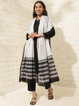 Fabindia - Natural Cotton Hand Block Printed Dupatta