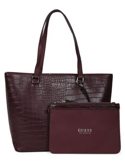 Guess - ROMAN Maroon Satchels