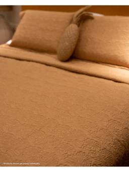 The Living Edit - Brown Amber Flora Bedcover