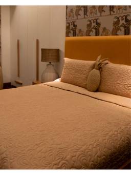 The Living Edit - Brown Cinnamon Flow Bedcover