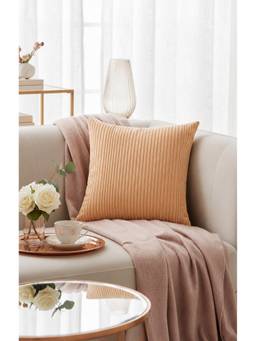 The Living Edit - Peach Sand Comfort Cushion Cover