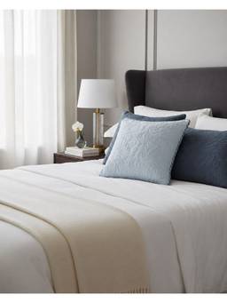 The Living Edit - White Flow Cushion Cover