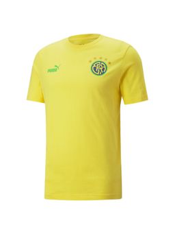 Puma - Ftblcore Fan Mens Yellow T-shirt