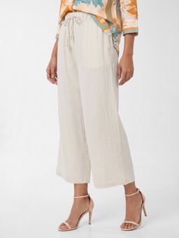max - Women's Solid Wide Leg Palazzo